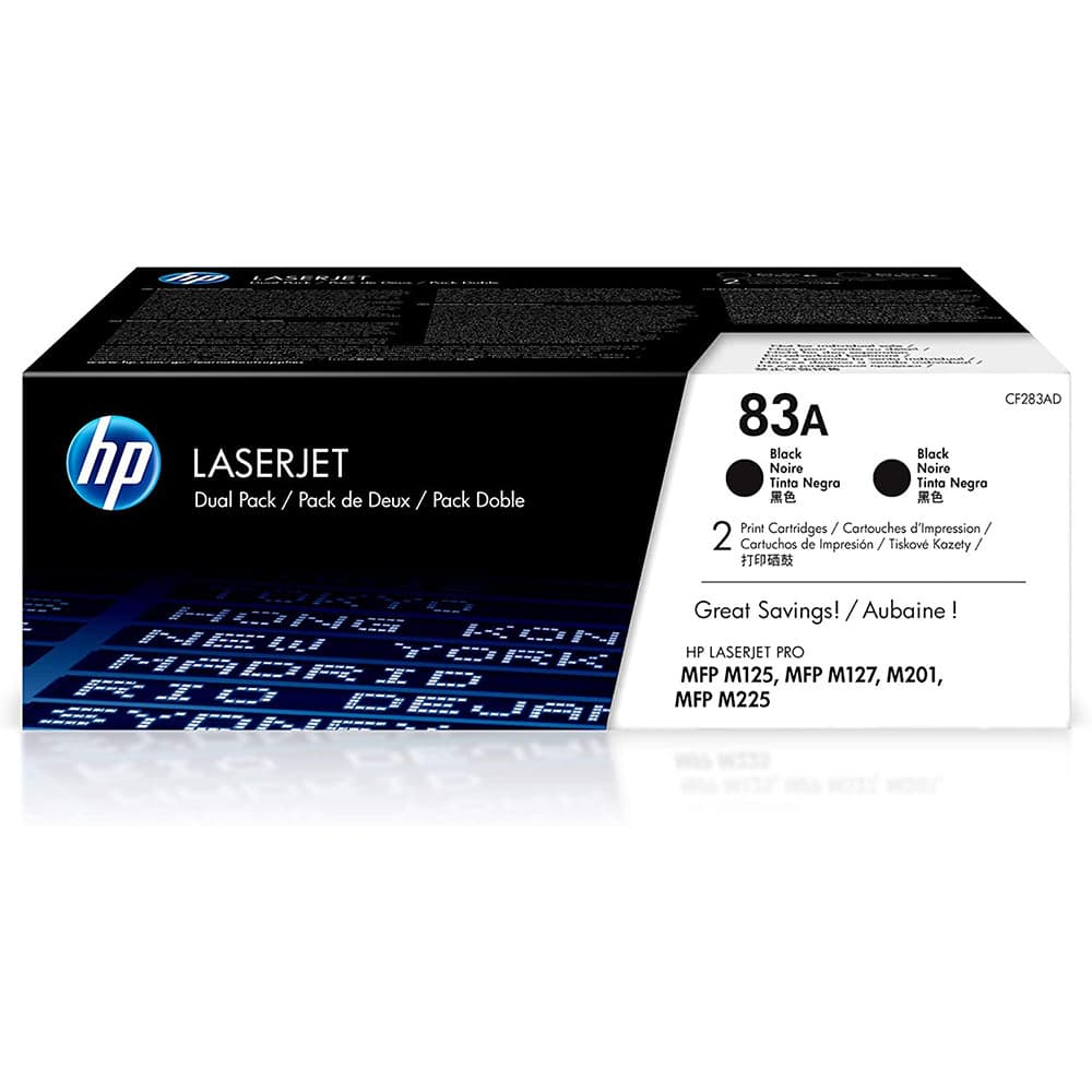 Toner Hp 83A Preto Duplo