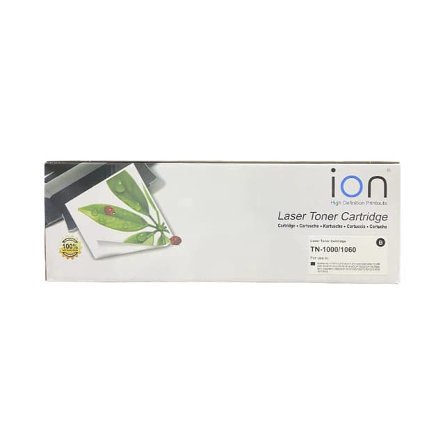 Toner Ion Tn-1000/1060 com Chip para Impressoras Brother – Preto