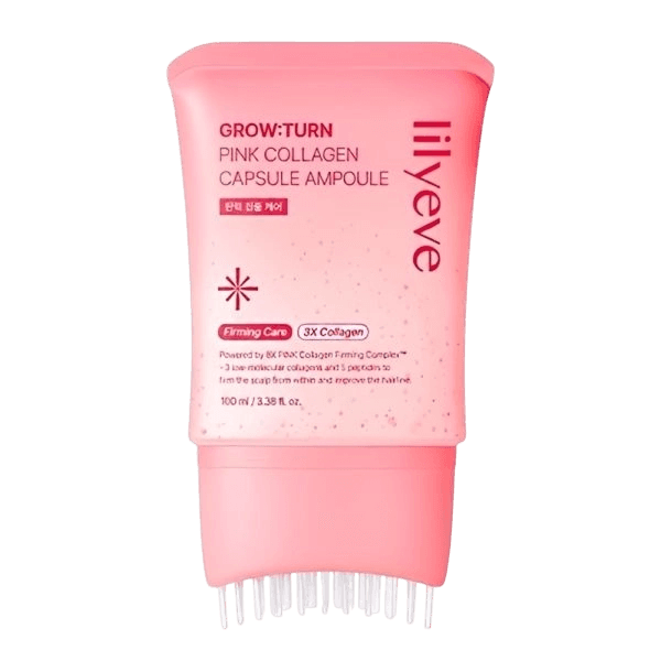 Tônico Capilar Lilyeve Grow Turn Pink Collagen Ampoule X3 100ml