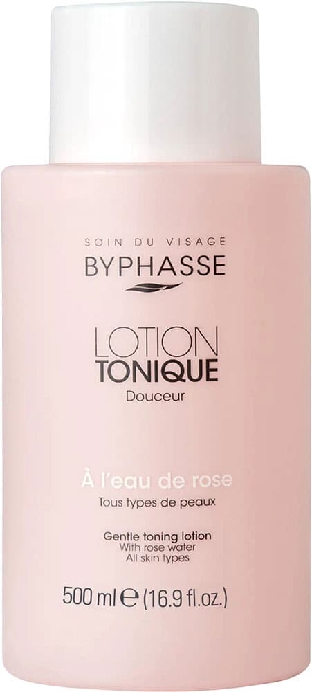 Tônico Facial Byphasse Água de Rosas Limpeza Doceur 500mL