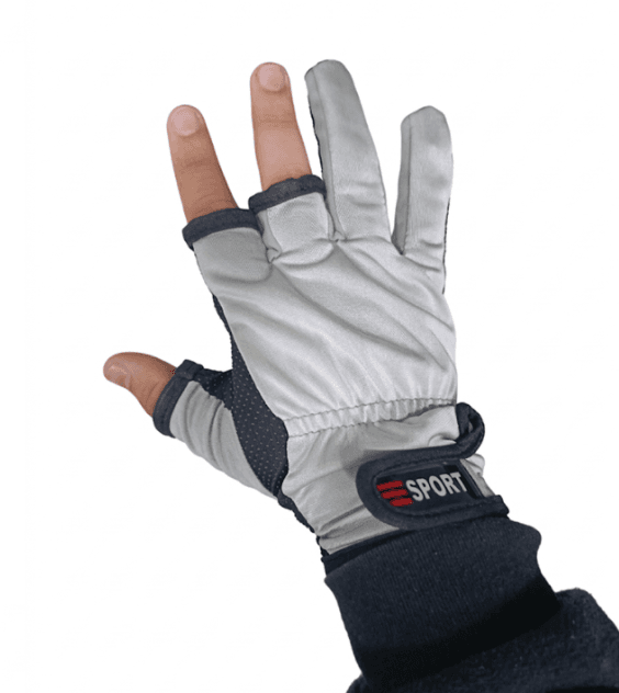 Luvas para Pesca Top Fishing Cinza (T) Xl