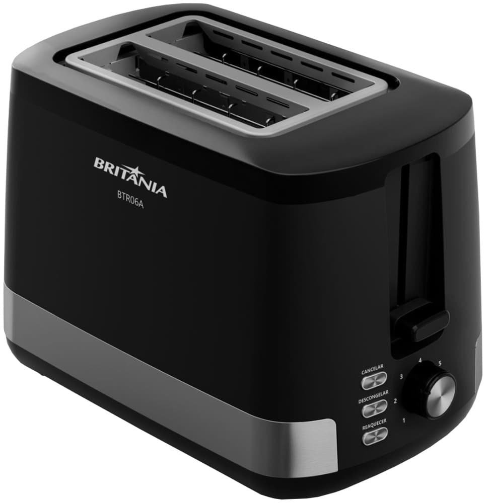 Torradeira Britânia BTR06A 800W 220V/60Hz Preto