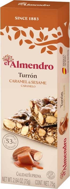 Torrão El Almendro Caramelo & Gergelim - 75G