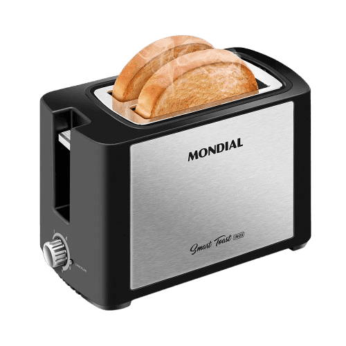 Torradeira Mondial T-13 Smart Toast Preto/Inox 110V