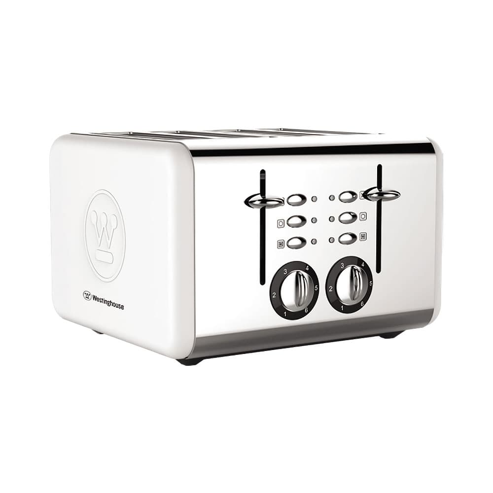 Torradeira Westinghouse WKTTCB807WH 4 Fendas 1750W 220V Branco-Prata