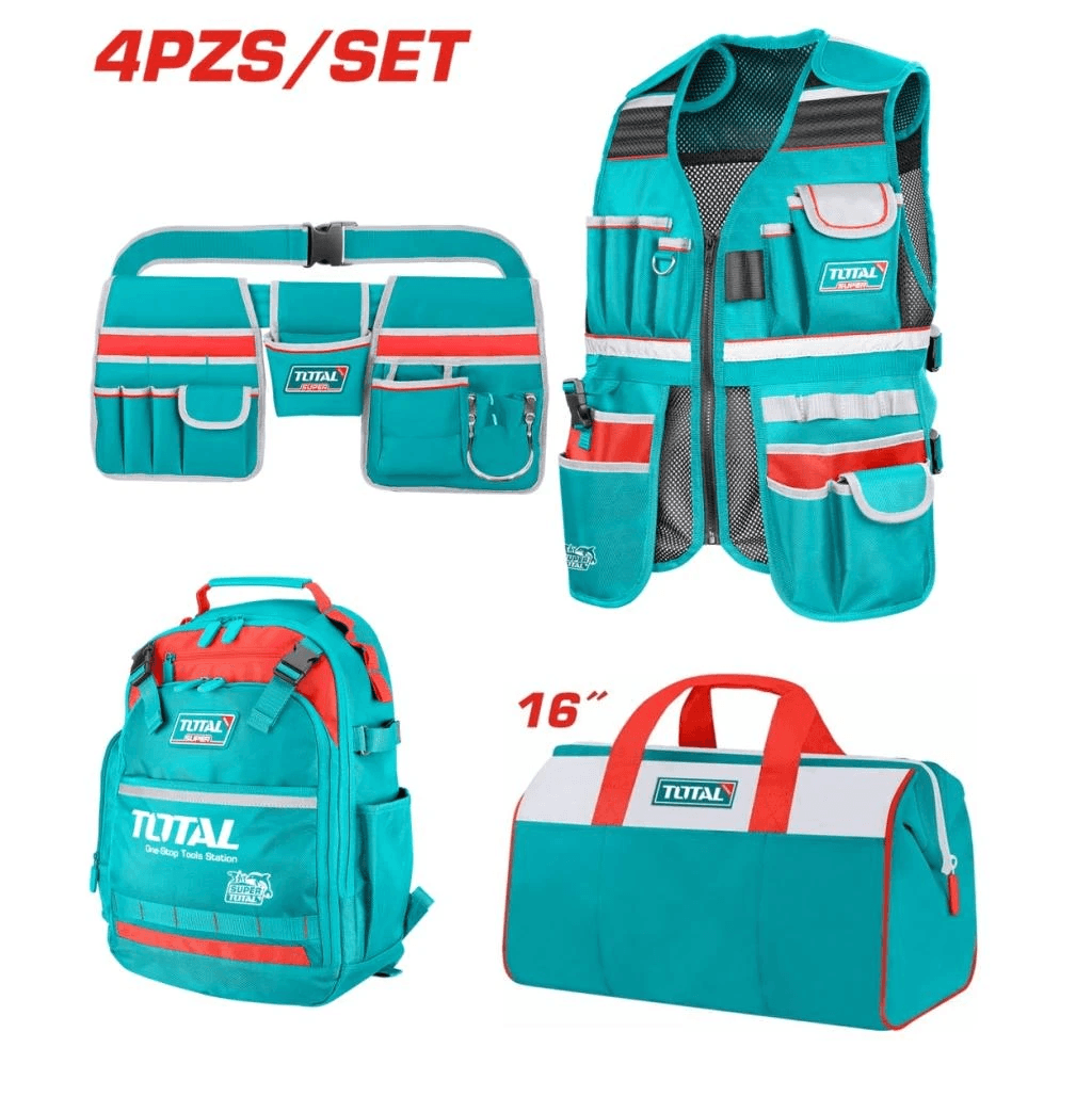 Kit de Ferramentas Total Chaleco Port.herramienta+mochila+bolsa Tos230912