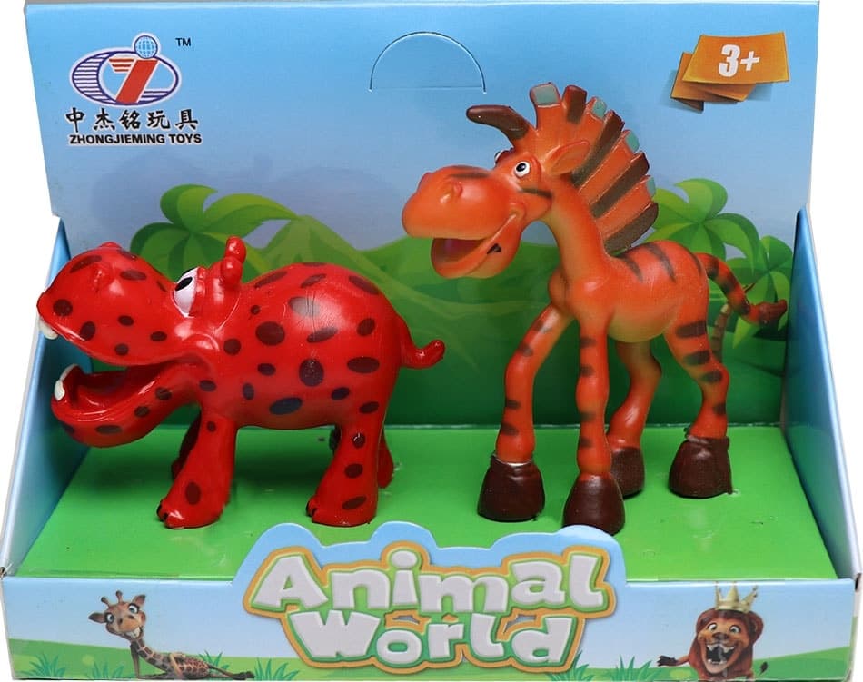 Brinquedo Hipopótamo/Zebra Zhongjieming Toys Q9899-231