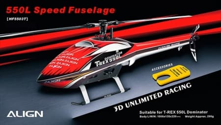 Fuselage TR550L Speed Vermelho Branco HF5503T