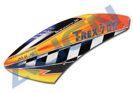 Peça para Helicóptero Align Tr700 Canopy Pintada HC7010T