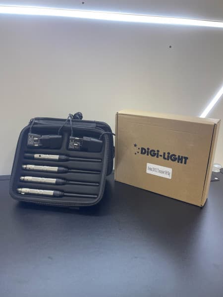 Kit Transmissor Digi Light Dmx Sem Fio com 4 Unidades
