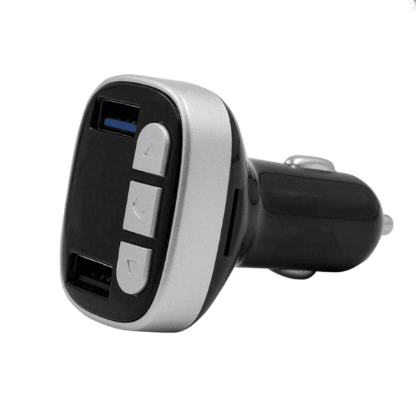 Transmissor Fm Veicular Geral X27 Dual USB Quick Charge Bluetooth MP3 Player Preto