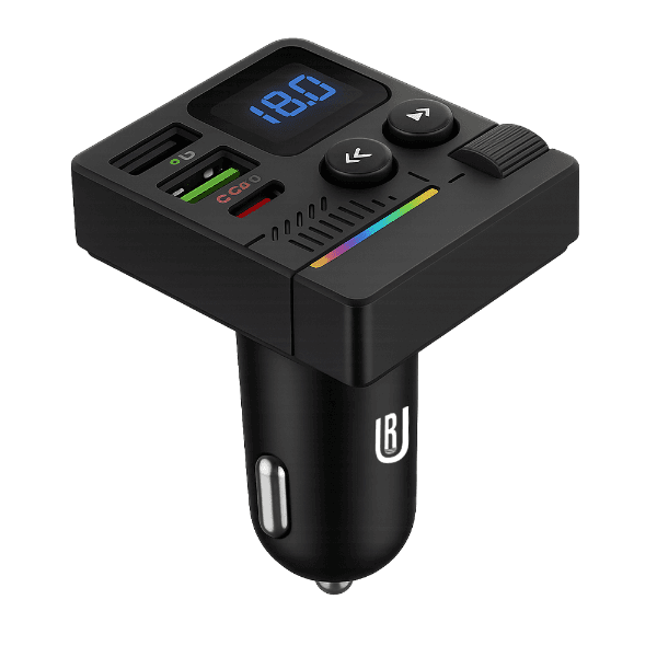 Transmissor Veicular Ur Uc-M4 30W MP3 USB X2 USB-C Bluetooth 5.4 Preto
