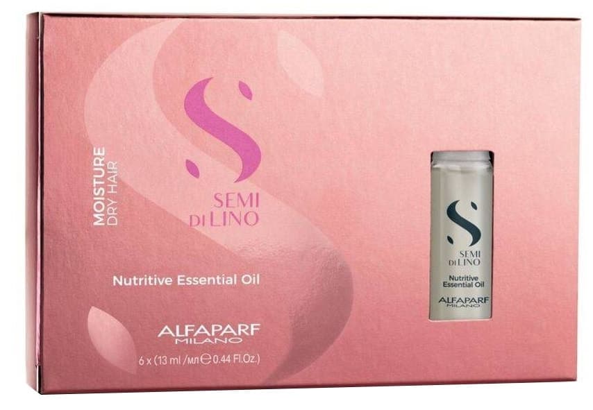 Tratamento Alfaparf Semi Di Lino Moisture Cabelo Seco - (6 Unidades/13mL)