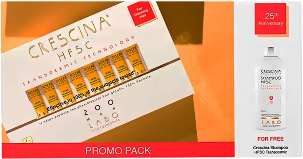 Tratamento Capilar Labo Cosprophar Crescina Kit 200 Man