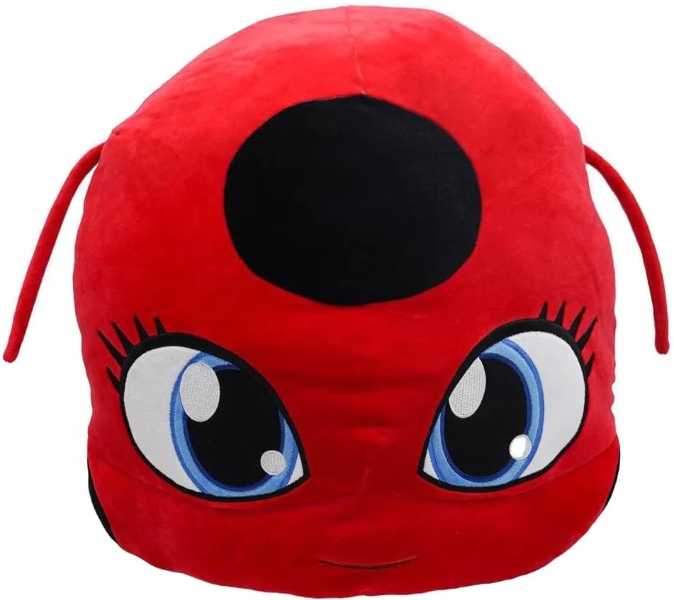 Travesseiro Infantil Miraculous Tikki Zag Play Vermelho
