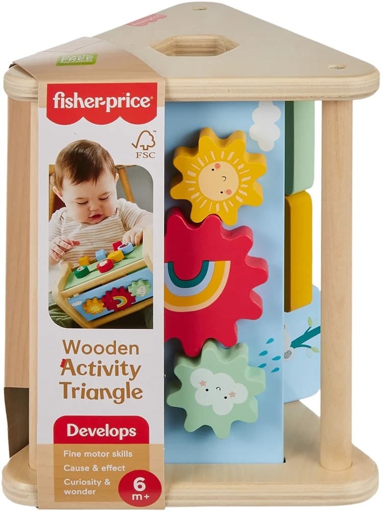 Triângulo de Atividades de Madeira Fisher-Price Hyg48