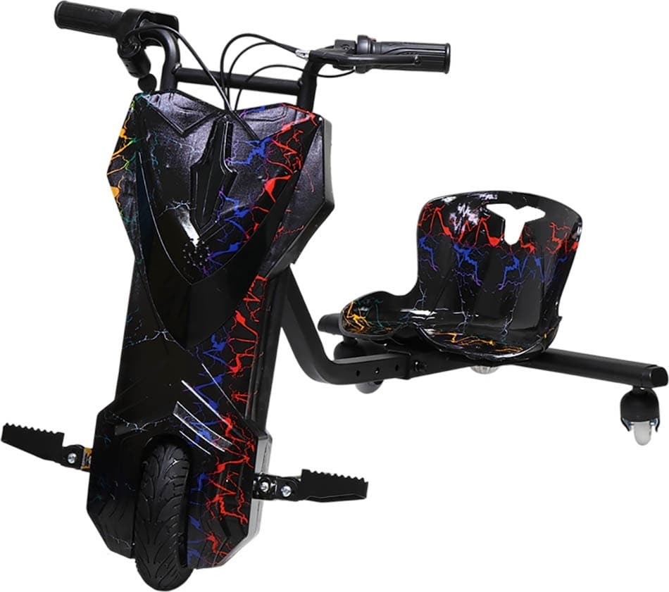 Triciclo Elétrico Hye Tr02 8.5" Drift Car Preto/Vermelho