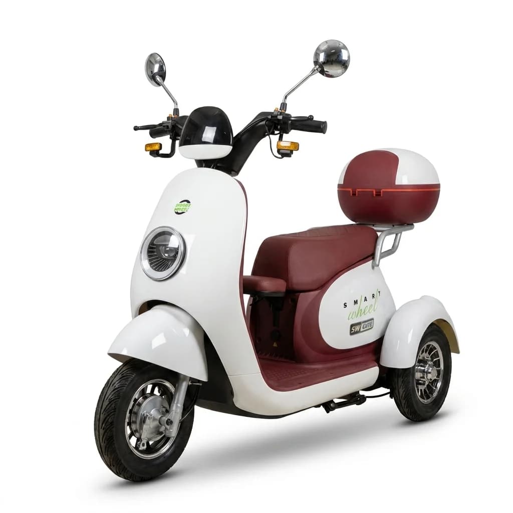 Triciclo Elétrico Smart Wheel Cute 1000W Cristal Vermelho