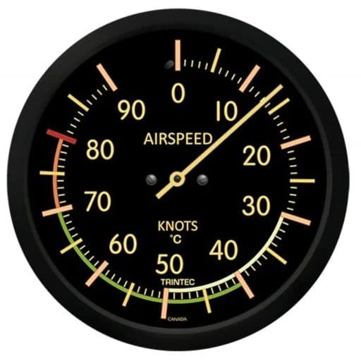 Termômetro Trintec 14" Vintage Airspeed 9061VC-14