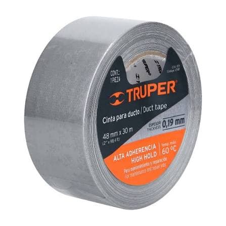Cinta para Ductos Truper 30MTS 0.19Mm
