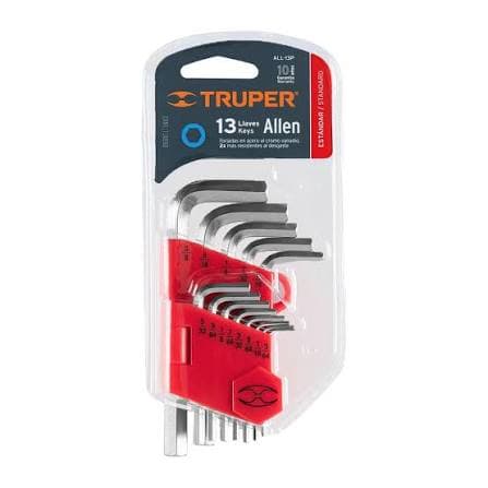 Jogo de Chaves Allen Truper Tr15545 13PCS