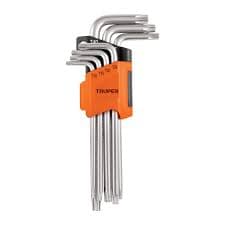 Jogo de Chaves Torx Truper Tr15553 Longas 7 Peças