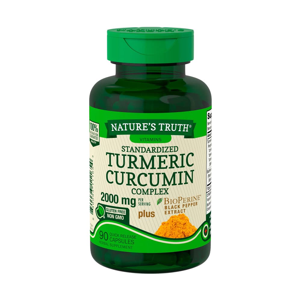 Cápsulas Nature's Truth Turmeric Curcumin Standardized 2000MG 90