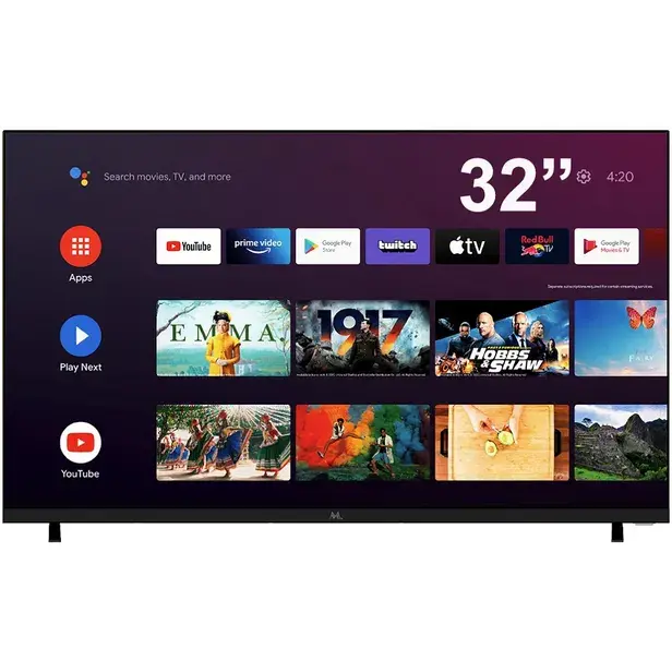 TV LED 32" Mtek MK32FSGH Smart Google TV Wifi/BT