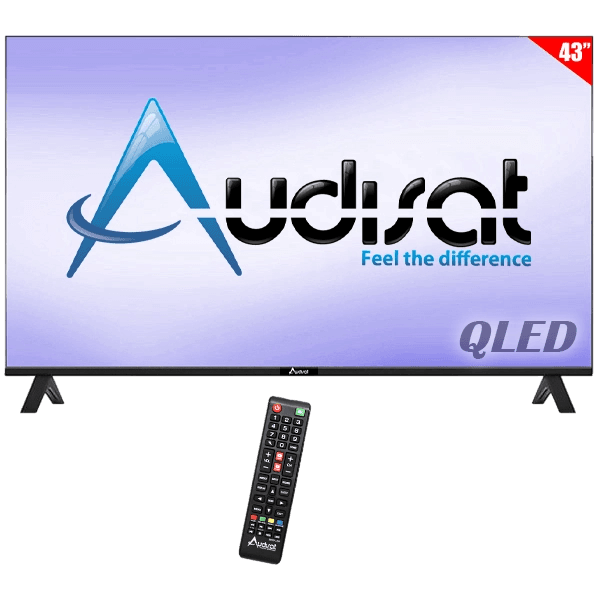 TV LED 65" Audisat Ad-65Q QLED Smart 4K UHD com Conversor/HDMI/Android 15
