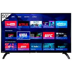 TV Smart Hye HYE50ATHQ 50" Ultra HD / 4K / QLED / Android - Preto