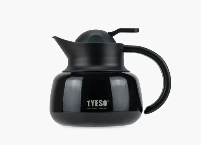 Garrafa Térmica Tyeso Termo Vacuum Pot TS-8877 MZ-135 1L Preto