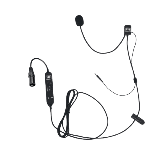 Adaptador de Headset Ufq Av-Mike2 Bluetooth Xlr para Airbus