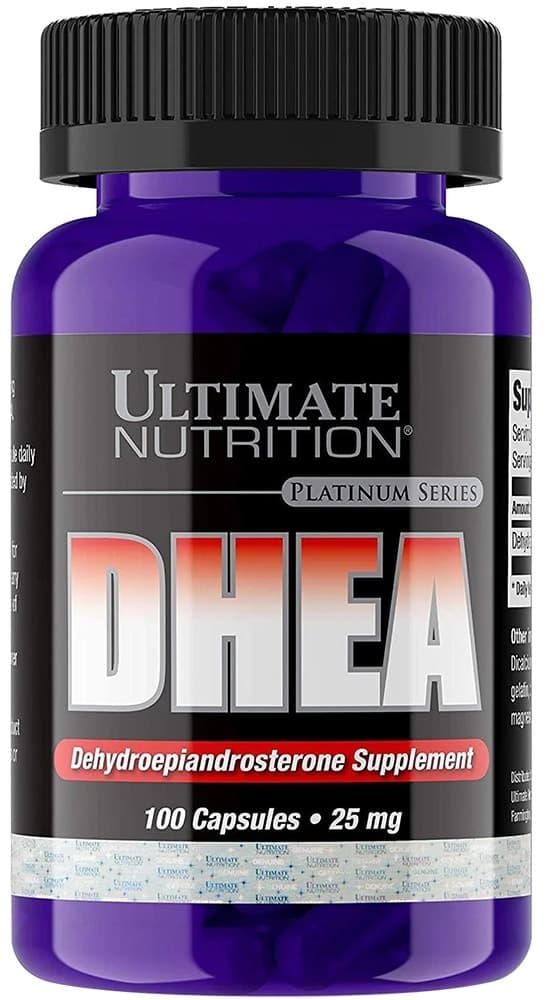 Suplemento Ultimate Nutrition Dhea 25MG 100 Cápsulas