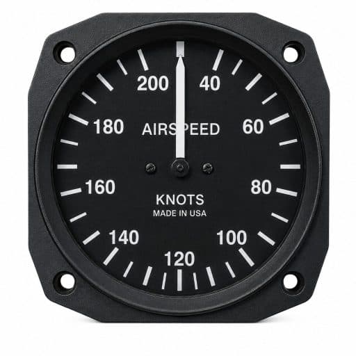 Instrumento de Velocidade do Ar Uma Instruments 40-200 Knots