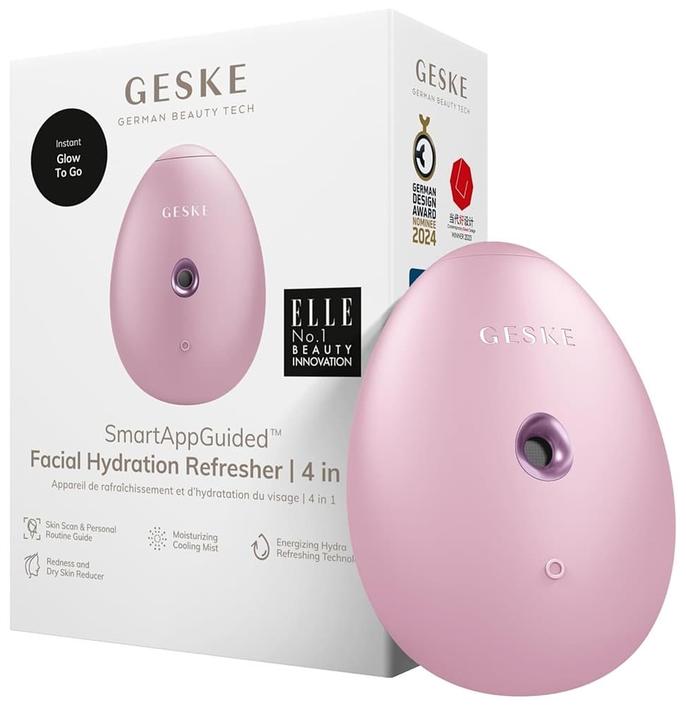 Umidificador Facial Geske Hydration Refresher 4 Em 1 Rosa