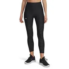 Calça Legging Tech Print Panel Ankle Leg Under Armour Preta Tam. P