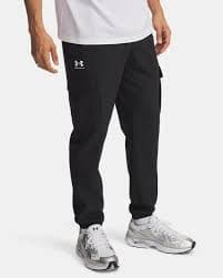 Calça Jogger Under Armour Vibe Woven Cargo 1386558-001 Preta Tam. M