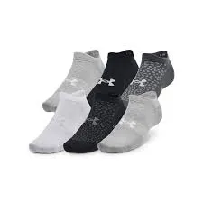 Meias Under Armour Essential No Show 6PK (t)l Ng/bl/gr