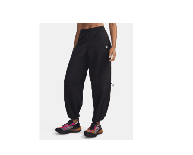 Calça Under Armour Rival Woven Bungee 6009680-001 Preto Tam. P
