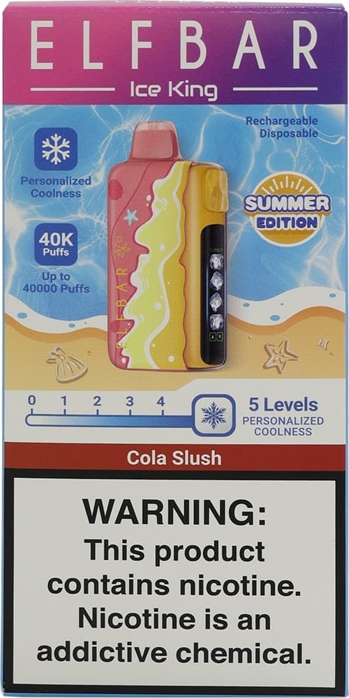 Vape Descartável Elf Bar Cola Slush 40000 Puffs