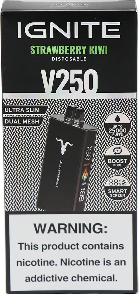 Vape Descartável Ignite Strawberry Kiwi 25000 Puffs