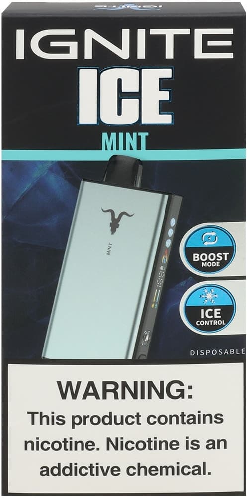 Vape Descartável Ignite V400 Ice Mint 40000 Puffs
