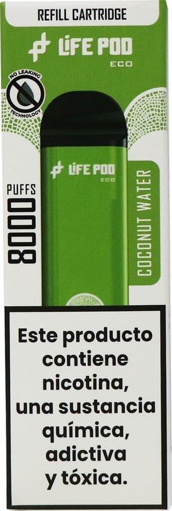 Vape Descartável New Life Pod - Coconut Water - 8000 Puffs