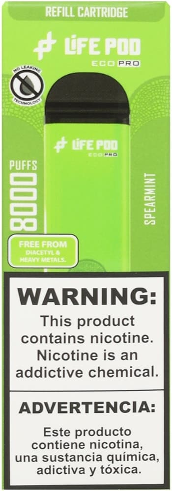 Vape Descartável New Life Eco Pro - Spearmint - 8000 Puffs