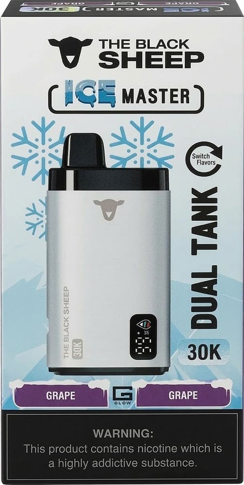Vape Descartável The Black Sheep 30K Grape/Grape - 30000 Puffs
