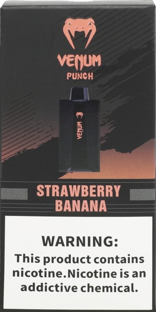 Vape Descartável Venum Punch Strawberry Banana 35000 Puffs