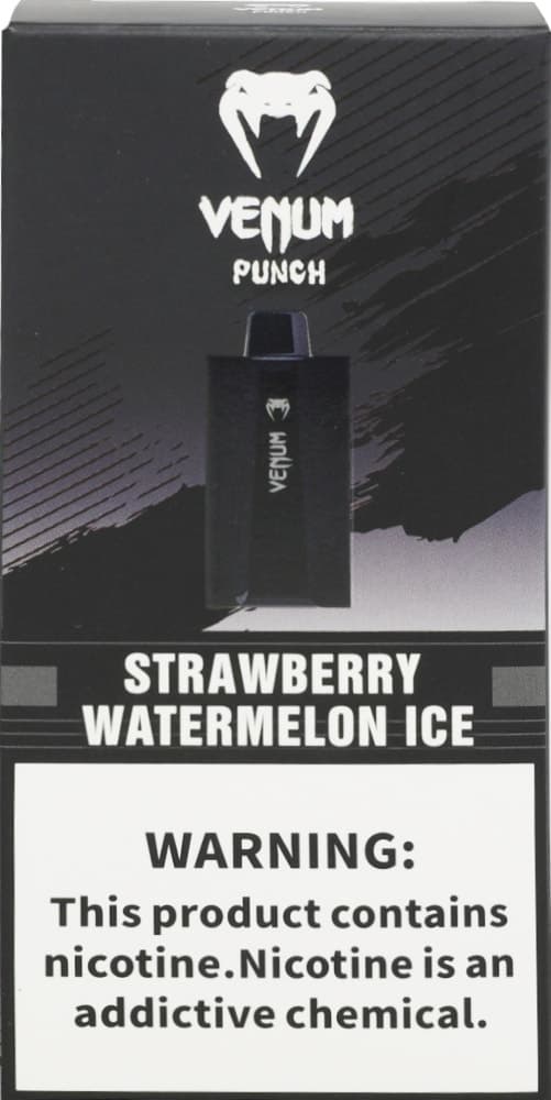 Vape Descartável Venum Punch Strawberry Watermelon Ice 35000 Puffs