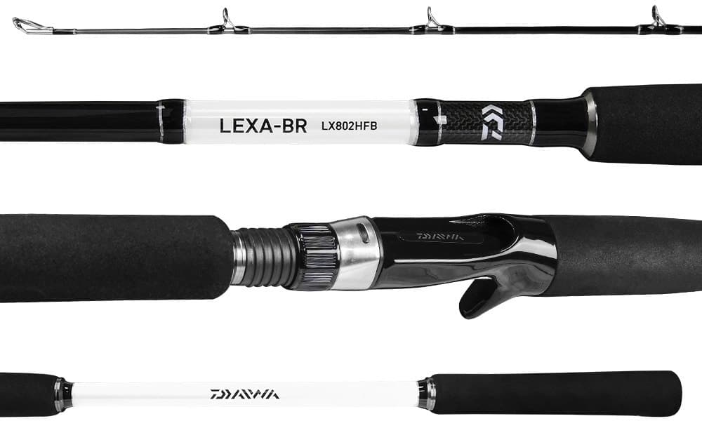 Vara de Pesca Daiwa Lexa Lx-902HFB-Br 9'0" (2.74M) 20-50LB (Carretilha)