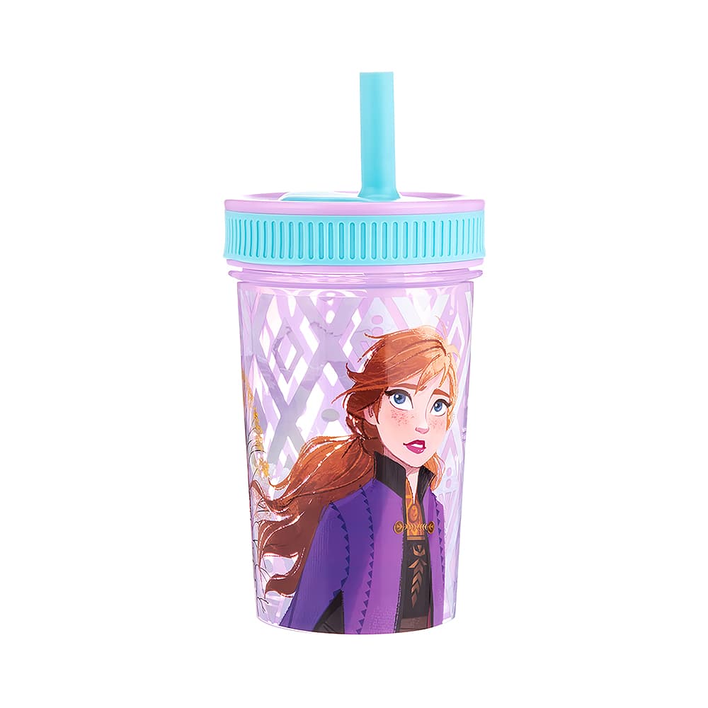 Copo com Canudo Disney Frozen 420ml