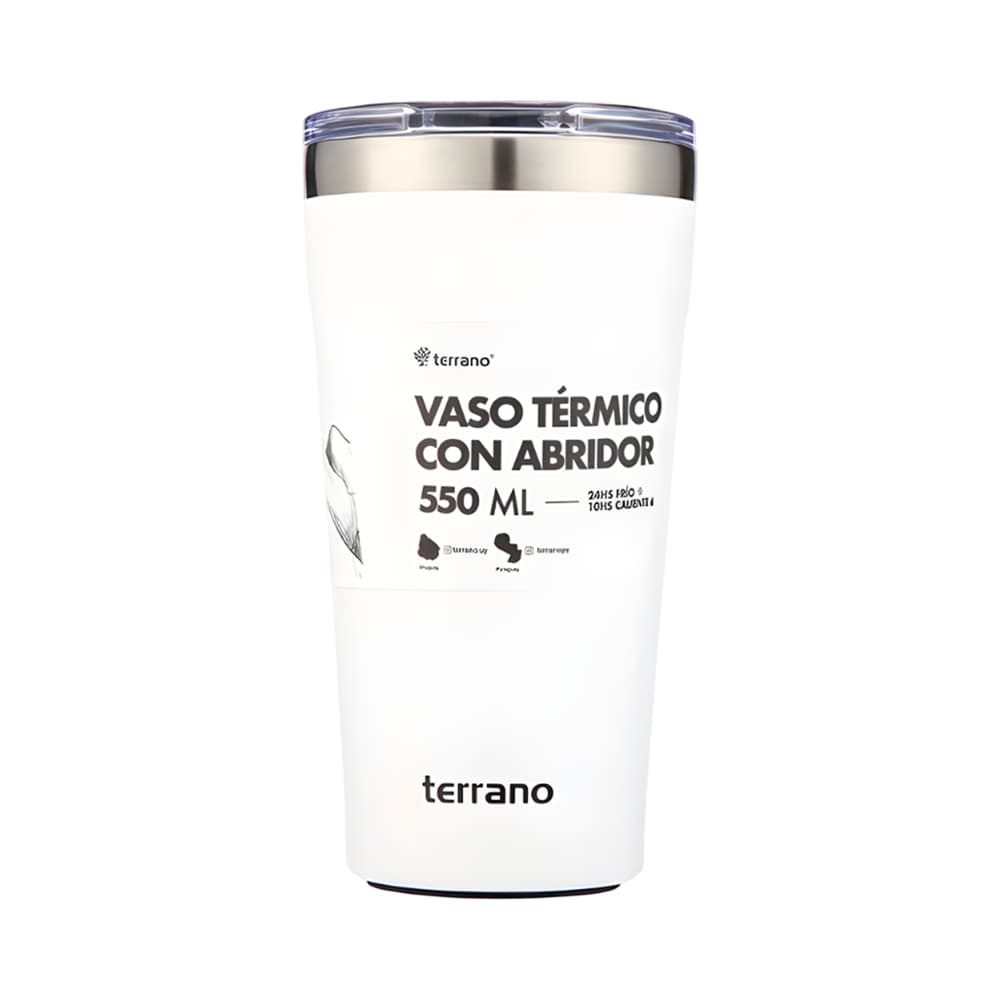 Vaso Térmico Terrano 550ml Branco